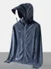 Camicie casual maschile estate UPF 50+giacca da uomo resistente ai resistenti UV con protezione solare del cofano traspirabilità e sottile plusoffi e taglie taglie taglie di dimensioni casual 7xl 8xl q240510