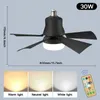 Ceiling Fan With Light And Silent Electric Lamp Remote Control Fans Lights For Living Room