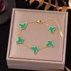 Дизайнерское ожерелье Ванка роскошная золотая цепочка красивая бабочка браслет самка