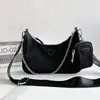 Sac de créateur 2005 Hobo Nylon 3 pièces Sacs Crossbody Racs Vente Luxurys Sac à main sac à main pour femme Top Quality Top Quality Talan Tive Toile Wallet Wallet 02