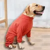Hundkläder husdjur jumpsuit ganska fyra leggings fleece romper för vintern