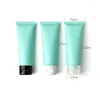 Storage Bottles 80g Blue Green Empty Squeeze Bottle 80ml Refillable Cosmetics Container Hand Cream Body Lotion Travel Use Plastic Soft Tube