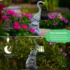 Goodeco Elephant Statue Garden With Gift Appeal - Idealiska gåvor för kvinnor, mamma eller födelsedagar, vackert utformad utomhusdekor för att wow dina gäster