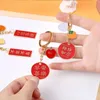 Party Favor Persimmon Ruyi Metal Keychain Wedding Pendant Creative Gift Bridesmaid Favors for Gäster