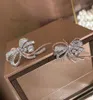 Hezekiah 925 Pure Silver Earrings Butterfly Eardrop Temporament Lady Dance Party Highend Quality Luxury Fashion Bow earrings2505308