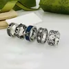 Créateur de mode sterling argentes bijoux femme homme couple amant bague de mariage promesse anneau anneau anneaux de fiançailles