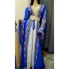 Vêtements ethniques Black Dubai Marocain Kaftan Georgette Robe Jilbab Arab Fashion Trendsl2405