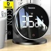Baseus Magnetic Countdown Alarm Clock Kitchen Timer Manual Digital Stand Desk Cooking Shower Study Stopwatch 240429
