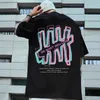 Sommer-T-Shirt für Männer Kleidung Baumwolle Übergroße Kurzarm Tee Y2K Casuals Streetwear Sports Baggy Druck T-Shirt S-3xl 240511