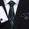 Seal Tie Set Hot Sale Tie Tie Bandeffice Pocket Squares заполочка набор галстук мужская одежда аксессуары в горошек Дот апрельский день дураков День дураков