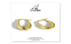 S039steel koreanska örhängen 925 Sterling Silver Hoop Earring For Women Ushaped Designer Gold Eares Plata de Ley Jewellery Hu3162989