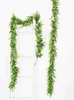 Decoratieve bloemen 1 stc kunstmatige eucalyptus wijnstok binnensoor groen voor boerderij kantoor bruiloft outdoor home tuin keukentafel decor