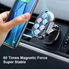 Metal Magnetic Car Phone Stand Cell Support For iPhone xiaomi huawei Adjustable Bracket 360 Magnet Mobile Dashboard Holde
