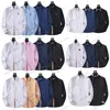 Camisas de vestido masculinas camisas de negócios formais de moda casual camisa de manga longa asiática m-3xl