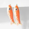 Серьги -грибы Творческие цирконы рыбная подвеска для женщин мода простые женские подарки на день рождения украшения оптом прямые продажи