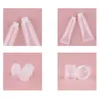 Makeup Brushes 5X 10x Lip Gloss Tubes Soft Empty Clear For DIY Lipgloss Base 15g