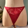 Slips Höschen sexy Spitzenhöhe Frauen Anpassen Kristallbriefname Unterwäsche Verstellbare Größe 6 Farbe Tanga Bikini Persony weibliche Dessous T240510