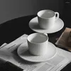 Fincan tabakları Japon Beyaz Kahve Kupa Cappuccin Süt Kahvaltı Kupası Seyahat Yeniden Kullanılabilir Küçük Çay Sakeri Tazzin Caffe İçecek Yazılımı