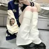 Frauen Socken Japanisch Langes College JK Lolita Kawaii Bein Cover Mode Mädchen Kalb Gaichs Harajuku Süßes ausgewachsen gestrickt wärmer 1 Paar