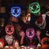 Maska na zabawne led lekkie Halloween Rok wyborów oczyszczający wielki festiwal kostium cosplay zaopatrzenie w maski imprezowe 0423 s