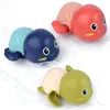 Bath Toys Cute Swimming Turtle Floating Wind Up Born Toddlers Bathtub Water Preschool Pool For Baby Gifts 240510