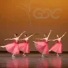 Rouge long ballet tutu robe enfants filles adultes femmes romantique tutu de danse contemporaine ballerine robe costumes ballet robe filles 240510