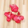 Fiori decorativi farfalla orchidea fiore cerimonia della cerimonia torta decorazione di alta grado sentenza di simulazione di simulazione accessori per la testa