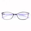 Metalen bril frame dames merkontwerper vrouwelijke vintage katten oogrecept bril roze full myopia optische frames 240507