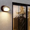 Настенная лампа на открытом воздухе с стеклянными наружными огнями, применимыми к проходу освещения коридора.