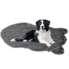 犬のアパレルふわふわベッドマット居心地の良いぬいぐるみペット寝室ソファガーデンのための滑り止め快適な多目的暖かいスリーピングパッド