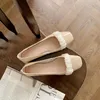 Chaussures décontractées Beau conception de ruban authentique en cuir épais talon de printemps pure couleur pure mode douce fille douce street femmes talons