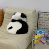 Kissen schöner Panda Seatteppich 52x57cm Kunstfell S mit PP Baumwolle Innen für Kinderzimmerdekorform Wurfkissen