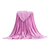 Blankets Comfortable Blanket Luxurious Polyester Fiber Soft Solid Color Sleeping For Wear Resistance Easy Care Cozy