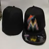 Marlins- Le lettre de baseball Caps Baseball Men / femmes Sports Hip Hop Brand Sun Sun Bone Gorras Casquette pas cher Full Fermed Fitted Hats