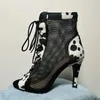 Sandały sprzedają dobrze seksowne kobiety taneczne buty mody komfort wysokiej jakości obcasy 10 cm Jazz Ballroom Boots Peep Toe plus size 46