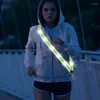 Vêtements de moto ceinture LED haute visibilité cyclisme cyclisme bandoulière réglable