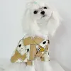 豪華なデザイナーペット服犬シャツトレンディな小さな犬ビチョンシュムムンムーザーテディポメラニアンビッグドッグジャイアント高価な猫の夏