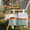 Sacos de armazenamento Bolsa de couro Multifuncional Cadeira de carro traseiro Dormitório Campa de cabeceira de mão multifuncional acampamento ao ar livre