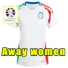 Kobiet dziewczyny 2024 Włochy piłka nożna 24 25 Maglie da calcio verratti chiesa gnonto koszulka piłkarska