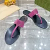 Hochwertige Klassiker Damenschuhe für Frauen Sandalen Tanga für Frauen Leder -Hausschuhe Dupe Designer Slide Sluxury Flip Flops Frauen im Freien mit Schachtel