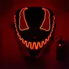 Halloween lysande LED Glow Mask Party in the Dark Anime Cosplay Masques 908