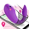Andere gezondheidsschoonheidsartikelen Wireless Bluetooth G Spot Dildo Vibrator For Women App afstandsbediening slijtage Egg Clit Vrouw Vibrerend slipje Toys T240510