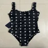 Lüks Baskılı Tasarımcı Bikinis Mayo Seksi Bir Parça Mayolar Kadın Plajı İç Çamaşır Yastıklı Mayo Takımları S-XL #F30
