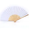 Figurines décoratives 10pcs DIY PAPE FAN ART CRAFT BAMBOO Gift Home Decoration Ornements Dance Hand Fans Fans Party