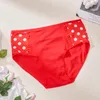 Kadın Panties Tek Pamuk Artı Boyut Sevimli Baskılı Yumuşak Konforlu Yaz Nefes Alabilir Yüksek Bel Moda Kız