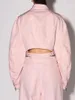 Giacche da donna 2024 Giacca estiva Summer Pink Short Coat Abbigliamento Vendite giovani reggiseno