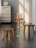 Stockage de cuisine Small Small Wood Low Tabouret Low Room Modern Creative Puzz Puzzle Bench Nordic Retro Children