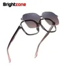 Sonnenbrillen Frames Ultra Light TR90 Vollrandpolarisierte Doppelzweck Frauen Set Myopia verschreibungspflichtige Brille Eye Rx Gläser Rahmen Oculos