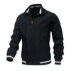 Jackets masculinos 2024 Spring e Autumn Moda Urban Outdoor Sports Casual Casual Casual