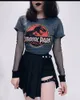 Skirts Black Harajuku Punk Streetwear Shorts Women Sexy Skinny Trousers Korean Fashion Alt Clothes Gift Apron Belt Chain Leg Loops